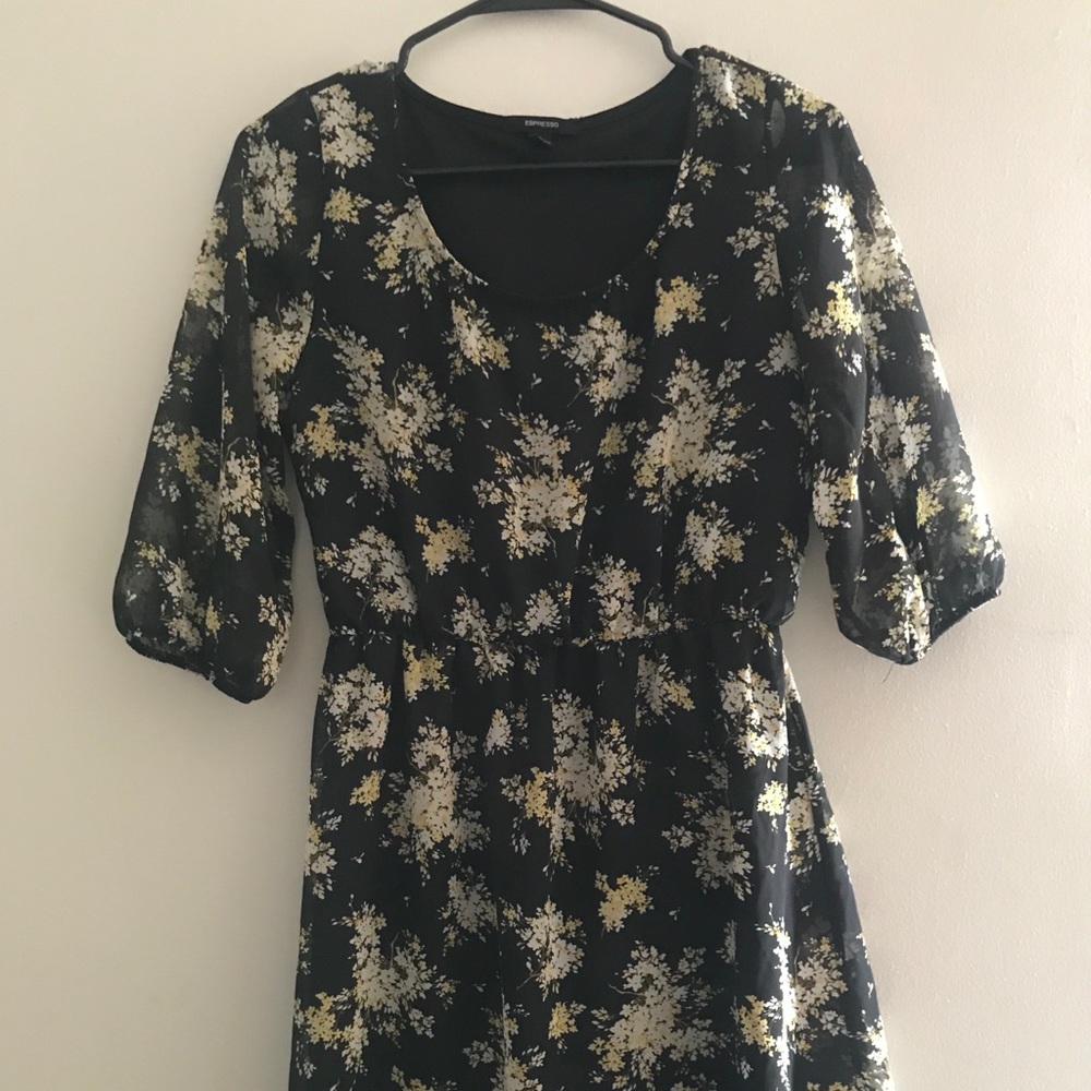 Knee length Floral Dress
